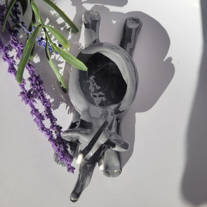 Teelicht Elefant aus Ton - handgefertigt