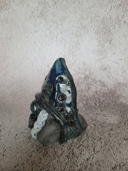 Teelicht Wichtel handgefertigt aus Ton