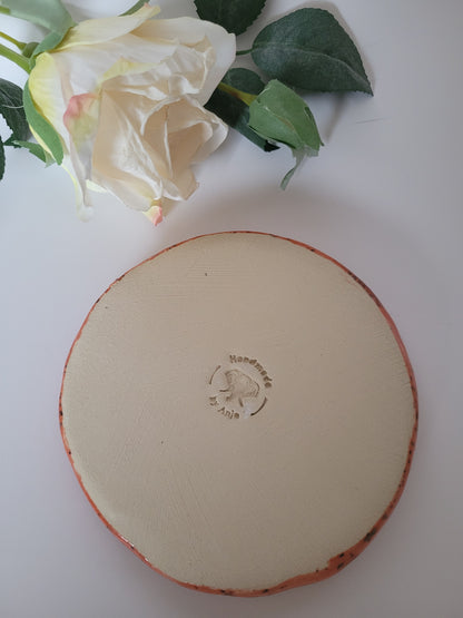 Vulvaschale aus Ton - rund